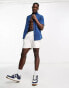 Polo Ralph Lauren icon logo short sleeve seersucker shirt custom fit in dark indigo Dunkelindigo, L - Chest 42-45 - фото #2