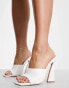 Фото #1 товара Raid Jemma platform heel sandals in white