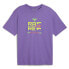 Фото #3 товара Puma Melo Spark Graphic Crew Neck Short Sleeve T-Shirt Mens Purple Casual Tops 6