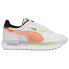 Фото #1 товара Puma Future Rider Mis Lace Up Womens Orange, White Sneakers Casual Shoes 384860