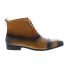 Фото #1 товара Carrucci Button-up Denim Zip Boots KB524-11 Mens Brown Casual Dress Boots