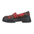 Фото #3 товара TOMS Alpargata Plaid Floral Leopard Lug Sole Loafers Womens Multi, Red 10018922