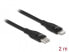 Фото #4 товара Delock 86638 - Black - USB C - Lightning - 2 m - Male - Male