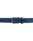 Men's Faux Suede Belt, Created for Macy's Синий, M (34-36) - фото #4