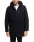 Men's Wool Melton Polyurethane Piping Detail Coat