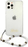 Фото #3 товара Guess Guess GUHCP12MKPSWH iPhone 12/12 Pro 6,1" Transparent hardcase White Pearl