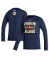 Фото #1 товара Men's Navy Colorado Avalanche Reverse Retro 2.0 Fresh Playmaker Long Sleeve T-shirt