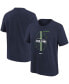 Preschool Boy and Girls Navy Seattle Seahawks Icon T-shirt