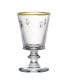 Gold Rimmed Napoleon Bee 9 oz. Wine Glass, Set of 4