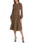 Michael Kors Collection Silk Flare Dress Women's 0