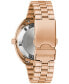 ფოტო #3 პროდუქტის Men's Automatic Oceanographer GMT Rose Gold-Tone Stainless Steel Bracelet Watch 41mm