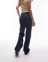 Фото #4 товара Topshop straight Kort jeans in rich blue