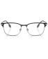 Men's Rectangle Eyeglasses, BE137255-O