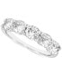 ფოტო #1 პროდუქტის Diamond Five Stone Anniversary Band (2 ct. t.w.) in 14k White Gold