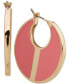 Фото #1 товара Gold-Tone Extra-Small Color Filled Hoop Earrings, 0.41"