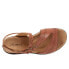 Фото #8 товара Trotters Razzi T2114-215 Womens Brown Leather Strap Sandals Shoes