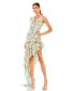 ფოტო #1 პროდუქტის Women's Ieena Floral Print Asymmetrical Ruffle Hem Dress