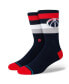ფოტო #1 პროდუქტის Men's Washington Wizards Stripe Crew Socks