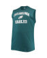 Фото #3 товара Men's Midnight Green Philadelphia Eagles Big and Tall Muscle Tank Top