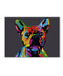 Фото #1 товара Michael Tompsett 'French Bulldog Grey' Canvas Art - 18" x 24"