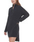 Фото #3 товара Women's Half-Zip High-Low Sweater Dress