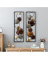2 piece Abstract Metal Wall Panels