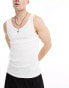 Фото #2 товара ASOS DESIGN 3 pack rib muscle vests in multiple colours