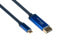 Фото #1 товара Разъемы и переходники GOOD CONNECTIONS Alcasa 4812-CSF010B - 1 м - USB Type-C - DisplayPort - Мужской - Мужской - Прямой