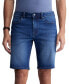 Фото #1 товара Men's Dean Relaxed-Straight Fit Stretch Knit 10.5" Denim Shorts