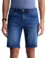 Men's Dean Relaxed-Straight Fit Stretch Knit 10.5" Denim Shorts