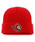 Фото #3 товара Men's Red Ottawa Senators Core Primary Logo Cuffed Knit Hat