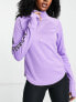 Фото #1 товара New Balance All Terrain 1/2 zip long sleeve top in purple