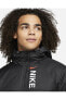 Siyah Sportswear Hybrid Synthetic-fill Full-zip Hoodie Erkek Mont