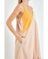 Women's Color Block Maxi Dress