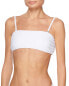 RAMY BROOK 269535 Women Venice Square-Neck Bikini Top Swimwear White Size M