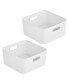 Фото #3 товара Metal Kitchen Storage Container Bin, Handles, 2 Pack