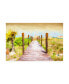 Фото #1 товара Philippe Hugonnard Boardwalk on the Beach at Sunset Canvas Art - 19.5" x 26"