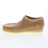 Фото #9 товара Clarks Wallabee 26165427 Mens Brown Suede Oxfords & Lace Ups Casual Shoes