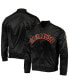 Фото #2 товара Men's Black San Francisco Giants Wordmark Satin Full-Snap Jacket