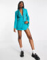 Фото #4 товара The Frolic micro mini skirt co-ord in turquoise