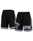 Men's Paul George Black LA Clippers Team Player Shorts