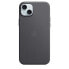 Фото #2 товара Чехол Apple iPhone 15 Plus FineWoven Case с технологией MagSafe - черный