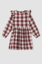 Фото #5 товара Платье Defacto Kız Çocuk Flannel Square