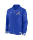 Men's Royal Atlanta Braves Authentic Collection Game Time Bomber Full-Zip Jacket