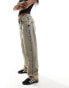 Фото #8 товара ASOS DESIGN mid rise baggy boyfriend jean in sand wash