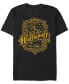 Фото #1 товара Men's Hufflepuff Crest Short Sleeve Crew T-shirt