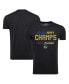 ფოტო #1 პროდუქტის Men's Black Golden State Warriors 2022 NBA Finals Champions Comfy Wordmark Tri-Blend T-shirt