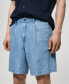 ფოტო #4 პროდუქტის Men's Hemp Lyocell Bermuda Shorts