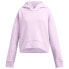 UNDER ARMOUR Rival Fleece Crop hoodie Salt Purple / White, M - фото #2