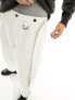 Reclaimed Vintage wrap balloon trouser in ecru W76 - фото #3